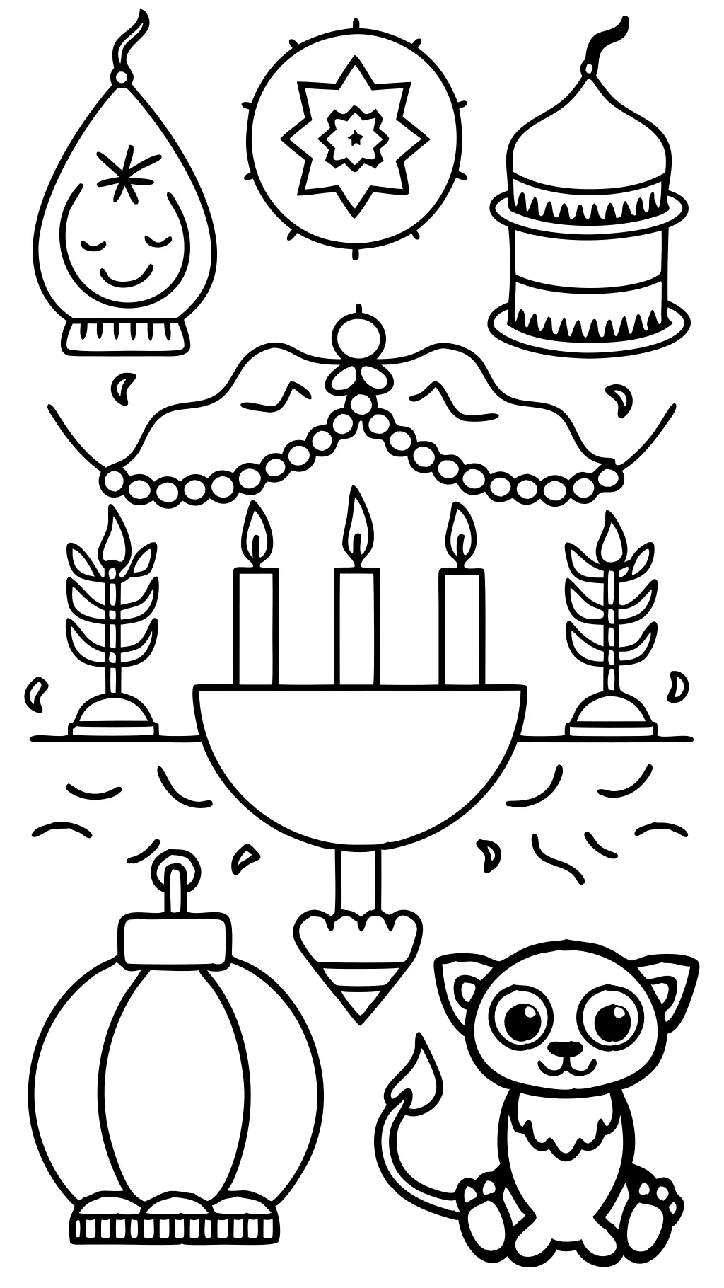 holidays around the world coloring pages